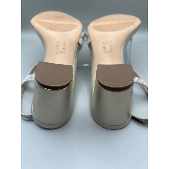 Naturalizer Vanessa2 Womens Strappy Heeled Sandals Rhinestone Champagne Sz 10M - Picture 8 of 8